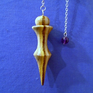 Handgefertigtes Pendel aus Holz *Neptun* Verwenden Sie für: Heilung, Allergietest, Chakra-Ausgleich, Pendeln mit Pendeln, Pendeln mit Pendel.