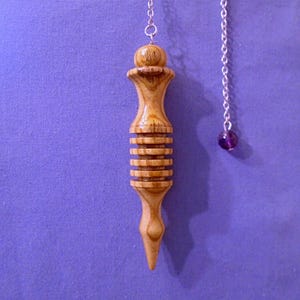 Handgefertigtes Pendel aus Holz *Isis - 6er Ring* Verwenden Sie für: Heilung, Allergietest, Chakra-Ausgleich, Pendeln mit Pendeln, Pendeln mit Pendel.