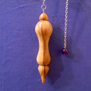 Handgefertigtes Pendel *Nova* aus Holz Gebrauch: Heilung, Allergietest, Chakra-Ausgleich, Pendeln mit Pendeln, Pendeln mit Pendel.