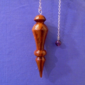 Handgefertigtes Pendel *Venus* aus Holz, Pendel Pendeln Gebrauch: Heilung, Allergietest, Chakra-Ausgleich, Pendeln mit Pendeln, Pendeln mit Pendel.
