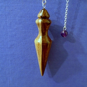 Handgefertigtes Pendel aus Holz *Atlantis* Verwenden Sie für: Heilung, Allergietest, Chakra-Ausgleich, Pendeln mit Pendeln, Pendeln mit Pendel.