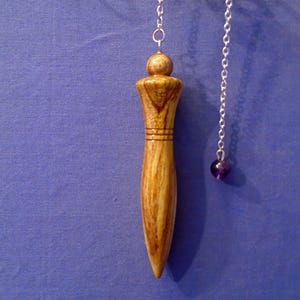 Handgefertigtes Pendel aus Holz *Sirius* Verwenden Sie für: Heilung, Allergietest, Chakra-Ausgleich, Pendeln mit Pendeln, Pendeln mit Pendel.
