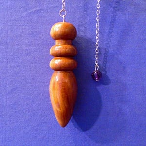 Handgefertigtes Pendel aus Holz *Pharao* Verwenden Sie für: Heilung, Allergietest, Chakra-Ausgleich, Pendeln mit Pendeln, Pendeln mit Pendel.