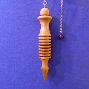 Handgefertigtes Pendel aus Holz *Isis - 9 Ring* Verwenden Sie für: Heilung, Allergietest, Chakra-Ausgleich, Pendeln mit Pendeln, Pendeln mit Pendel.