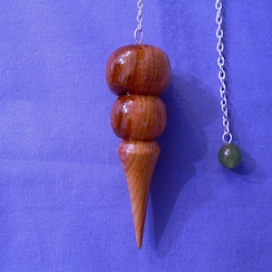 Handgemachte Holz Dowsing Pendel * Astra * verwenden für: Heilung, Allergie-Tests, Chakra Balancing, Karte Dowsing, finden fehlende Objekte.