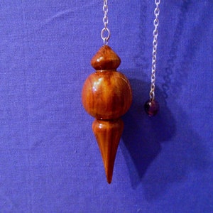Handgemachte Holz Dowsing Pendel * Mond * verwenden Für: Heilung, Allergie-Tests, Chakra Balancing, Karte Dowsing, finden fehlende Objekte.