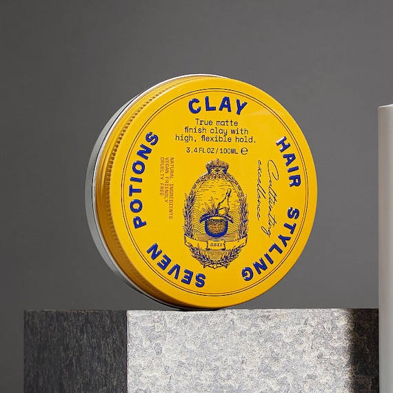 Seven Potions Hair Styling Clay Matte Finish High Hold Etsy