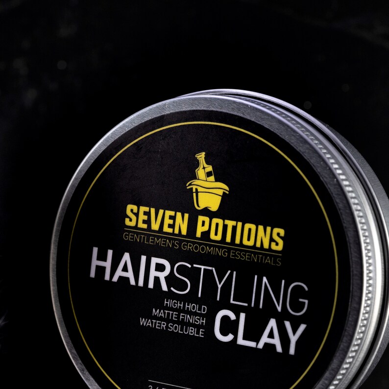 Seven Potions Hair Styling Clay Matte Finish High Hold Etsy