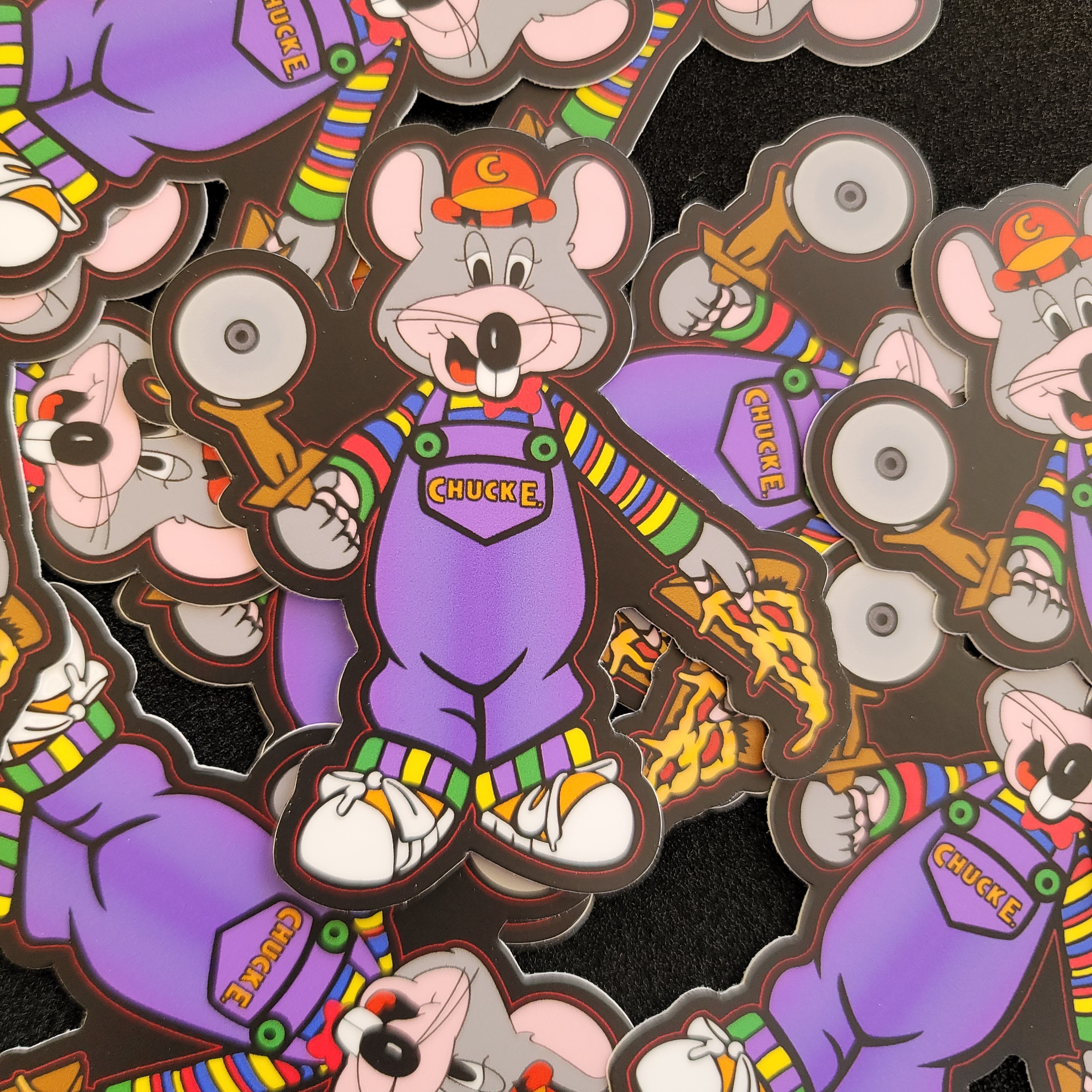 Chuck E Cheese Sticker Chucky Childs Play Etsy México