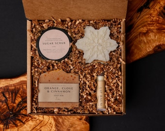 Corporate Christmas Gift Box: Spiced Self Care Set