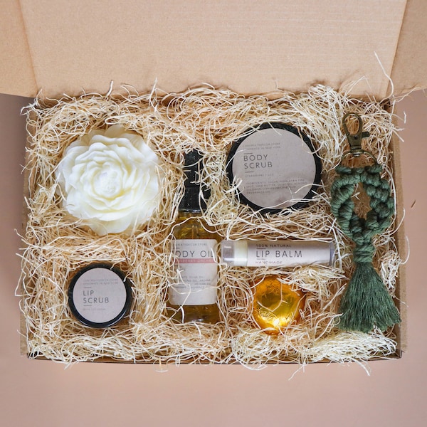 Thank you gift box, Appreciation Gift,  Spa Gift Set, Ship a Gift, Candle Gift, Hostess Gift, Gift for Boss, Custom Gift Set