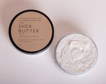 Whipped shea butter | Handmade in New York | 4oz | Unscented