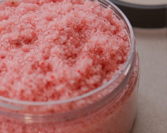 Strawberry body scrub | Handmade in New York | 7oz | sugar scrub