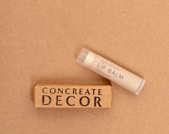 Natural Moisturizing Lip Balm: Coconut Oil, Shea & Cocoa Butter (1oz)