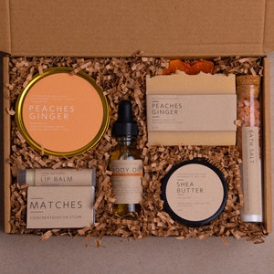 Happy Birthday Spa Box, Birthday gift for her, Birthday gift for Best Friend, Birthday Box, Birthday Gift Set | Peaches box