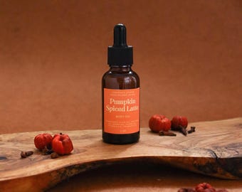 Pumpkin Spiced Latte Body Oil: Cozy Fall Moisturizing Oil (1oz or 2oz)