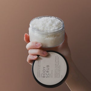 Body scrub | Handmade in New York | 7oz | Unscented | scrub