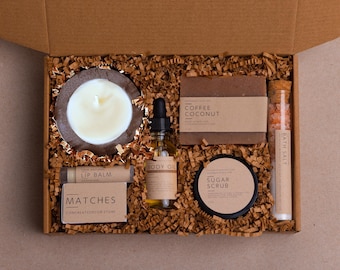 Get Well Soon Care Package: Handmade Spa Gift Box for Women