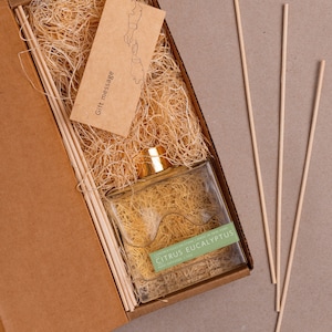 Citrus eucalyptus | Reed Diffuser | Handmade in New York | 7oz | home fragrance diffuser