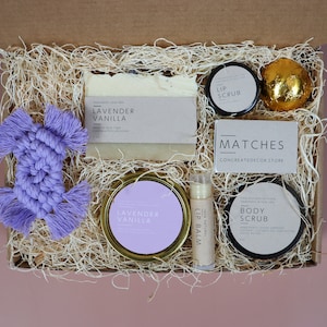 Thinking Of You, Gift For Her, Sending You Sunshine Candle, Care Package, Send A Gift, Sunshine Gift Box , Spa Gift Box, Gift For Her