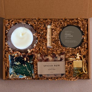 Hygge Gift Box: Handmade Candle, Soap & Lotion - Thank You Gift