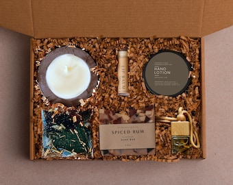 Realtor Closing Gift Box: Handmade Candle, Soap & Lotion Gift Set