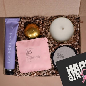Happy Birthday Box, Personalized Birthday Gift Box,  Happy Birthday gift!, Birthday Gift Basket, Womens Birthday Gift Best Friend Birthday