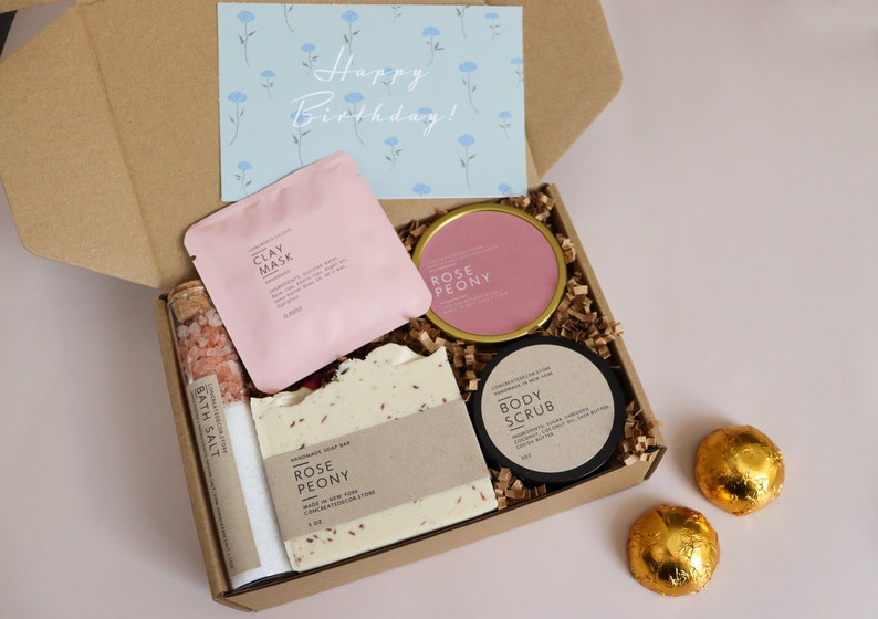 Happy Birthday Gift Box, Candle Gift Box, Friendship Gift, Birthday Gift Box, Gift for Her, Care Package image 1