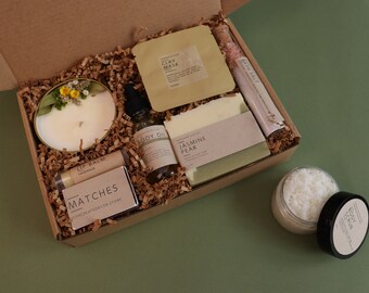 Relaxation Spa Gift Box: Handmade in NYC, Citrus Eucalyptus Scent