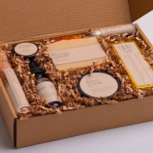 Gefeliciteerd geschenkdoos: perzik gember spaset