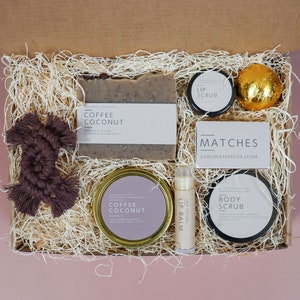 Self Care Box For Women, Organic Spa Gift Set, Friendship Gift, Thinking of You Gift, Send a Gift Spa Set