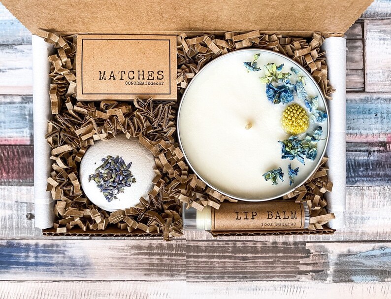 Bath & Beauty box Spa gift set for her Gift box for woman Etsy