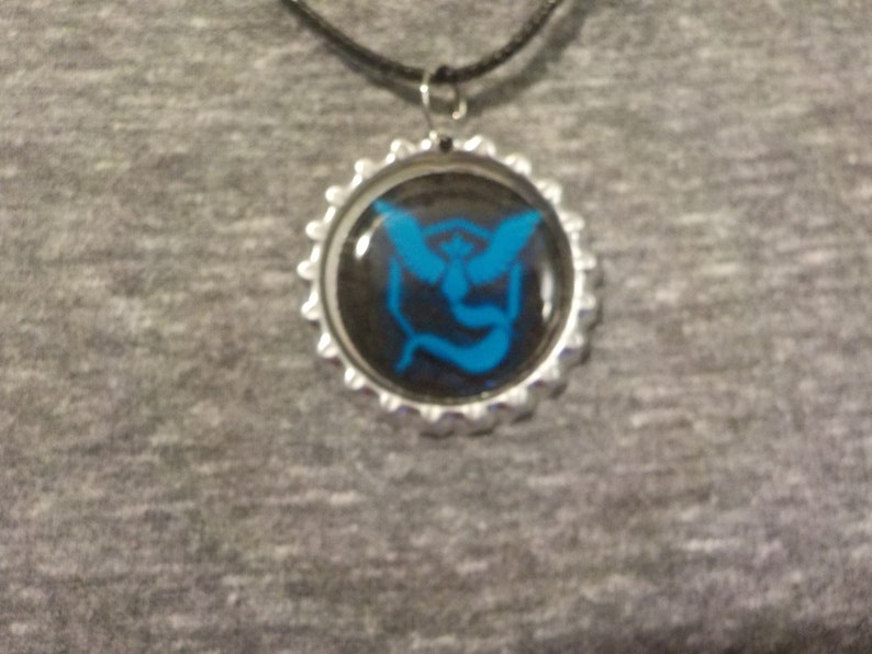 Pokemon inspired bottle cap necklaces