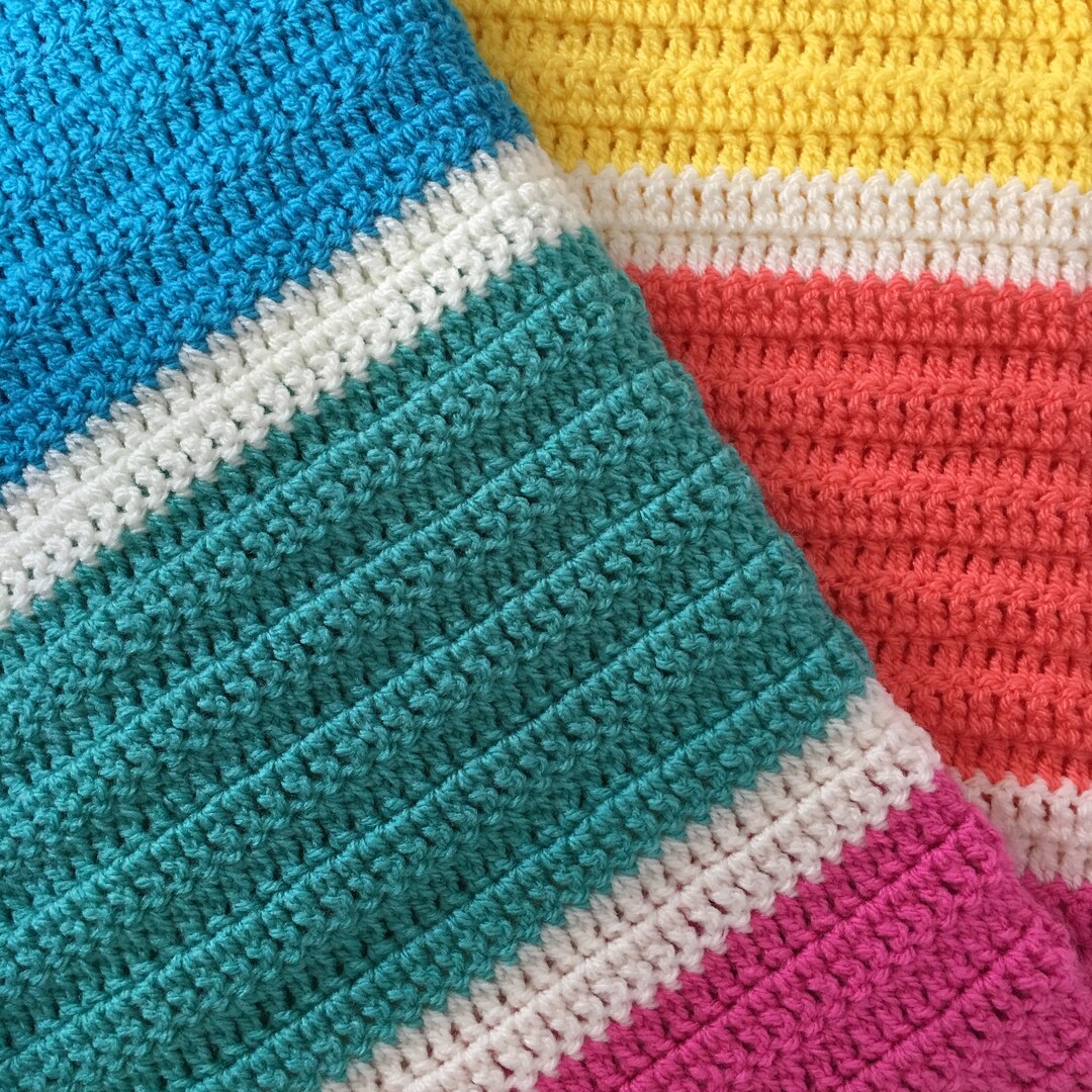 Rio - Handmade Crochet Blanket - Etsy