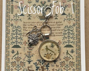 Ann Elizabeth Dixon 1838 Scissor Fob