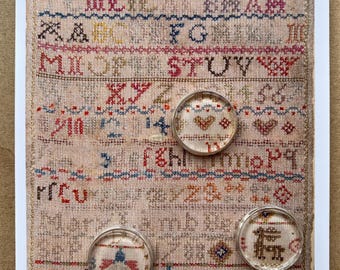 Set of 3 Magnetic Thread Parking Buttons - Mary Lamb 1788