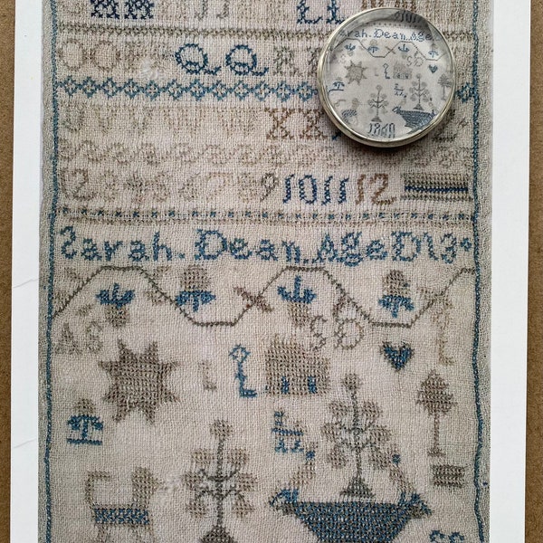 Sarah Dean 1860 Needle Minder