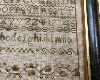 Mary Hinks 1825 A Reproduction Antique Sampler Pattern - Etsy