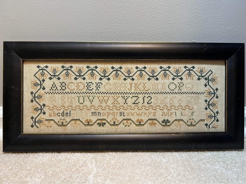 July 1st 1845 Antique Reproduction Sampler