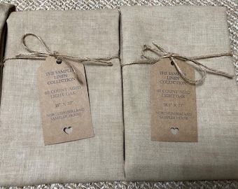 Hand Dyed 'Light Oak' Zweigart Linen