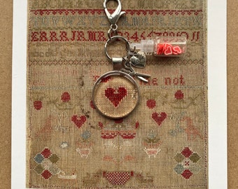 Jane Robson 1855 Scissor Fobs