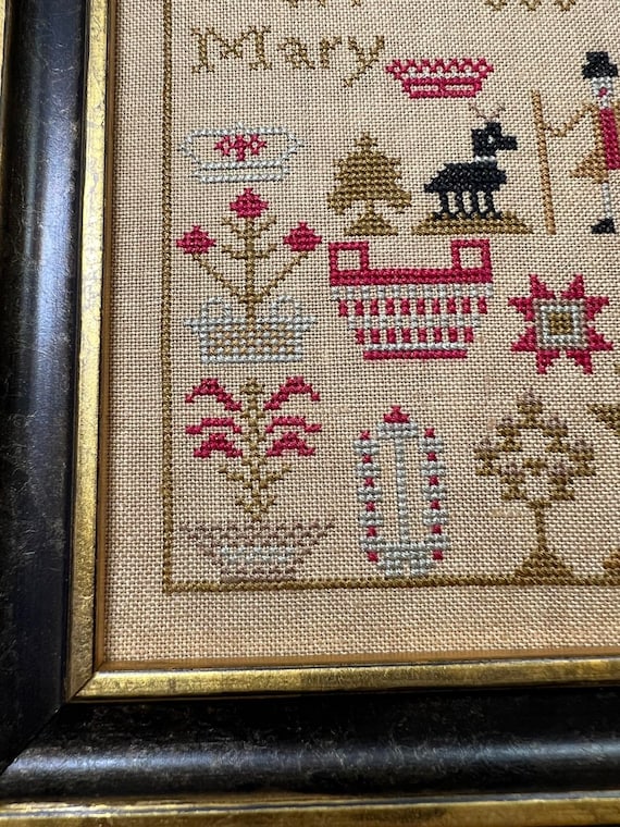 Mary Hinks 1825 A Reproduction Antique Sampler Pattern - Etsy