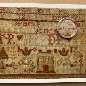 Lizzie Peddie c1874 Needle Minder