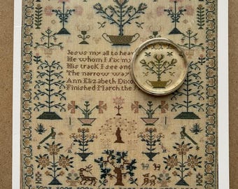 Ann Elizabeth Dixon 1838 Needle Minder