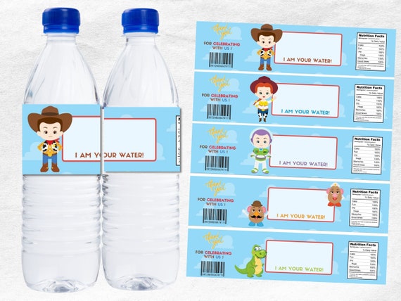 Toy Story Water Bottle Labels 