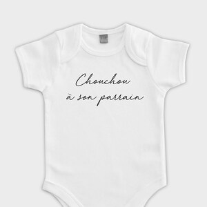 Edward Sinclair 'Chouchou De Marraine' Bébé Bodysuit Marine - 100% Coton Doux