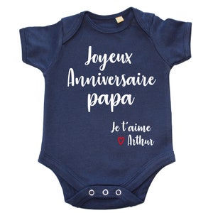 Alles Gute zum Geburtstag Papa, ich liebe dich - Vorname zu anpassen, Baby Body