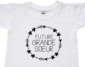 Futur grande soeur, tee-shirt enfant