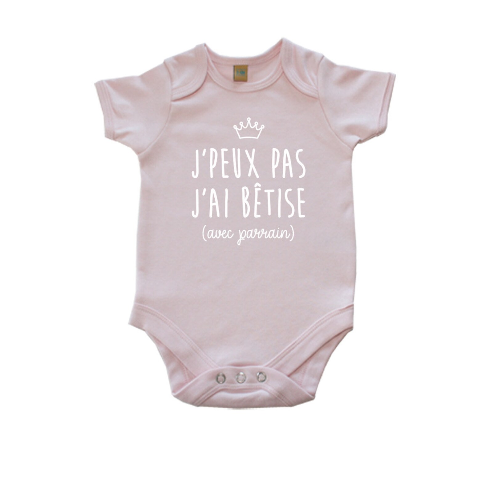 J Peux Pas J Ai Bêtise Avec Parrain' Sweat-shirt à Capuche Unisexe