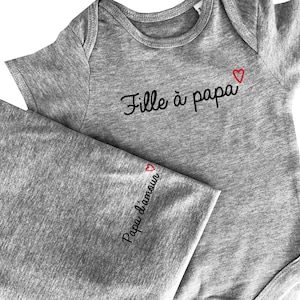 Set di t-shirt e body da uomo per Baby, Daddy's Girl e Love Daddy